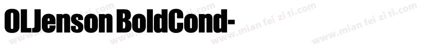 OLJenson BoldCond字体转换